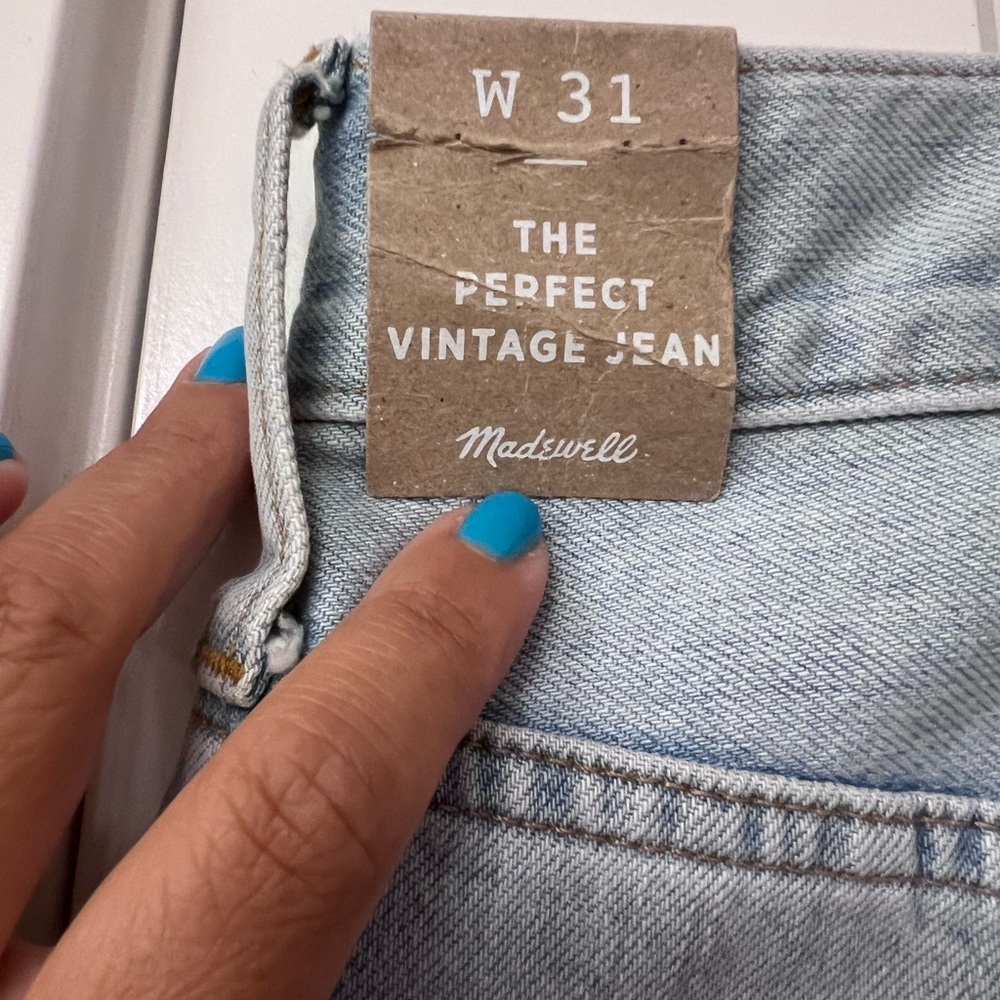 MADEWELL High Rise Perfect Vintage Jean 31” - Picture 13 of 13
